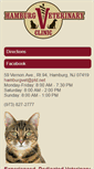 Mobile Screenshot of hamburgveterinaryclinic.com